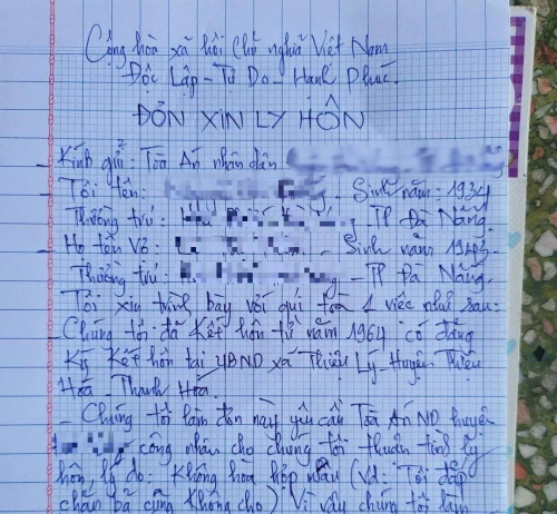 Cụ ông 88 tuổi viết đơn ly hôn với người đầu ấp tay gối sau 60 năm